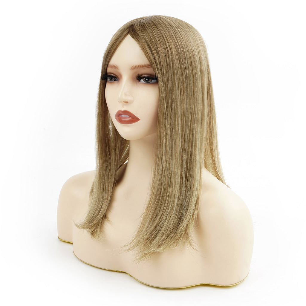 High-Grade Remy Human Hair Topper With Fine Mongolian Hair-TAX FREE