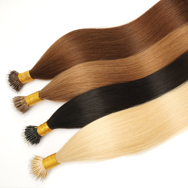 Nano Ring Hair Extensions – Remy Human Hair – TAX FREE