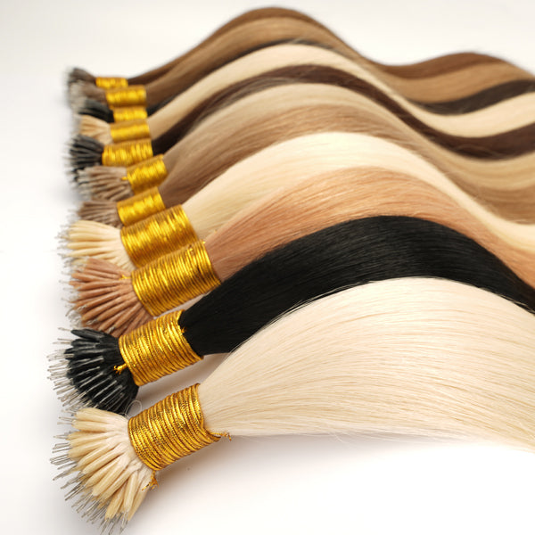 Nano Ring Hair Extensions – Remy Human Hair – TAX FREE