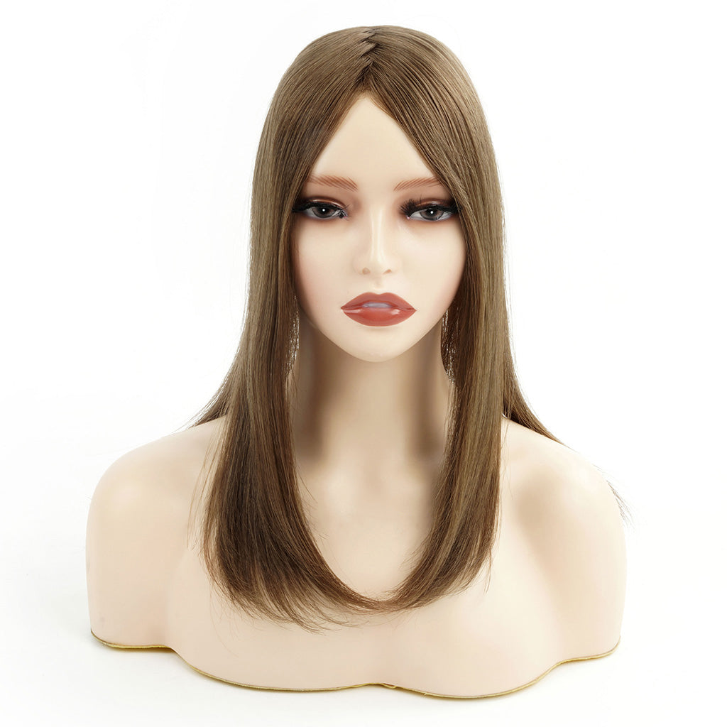 Fine Welded Mono Hair Topper First-Class Mongolian Hair-TAX FREE