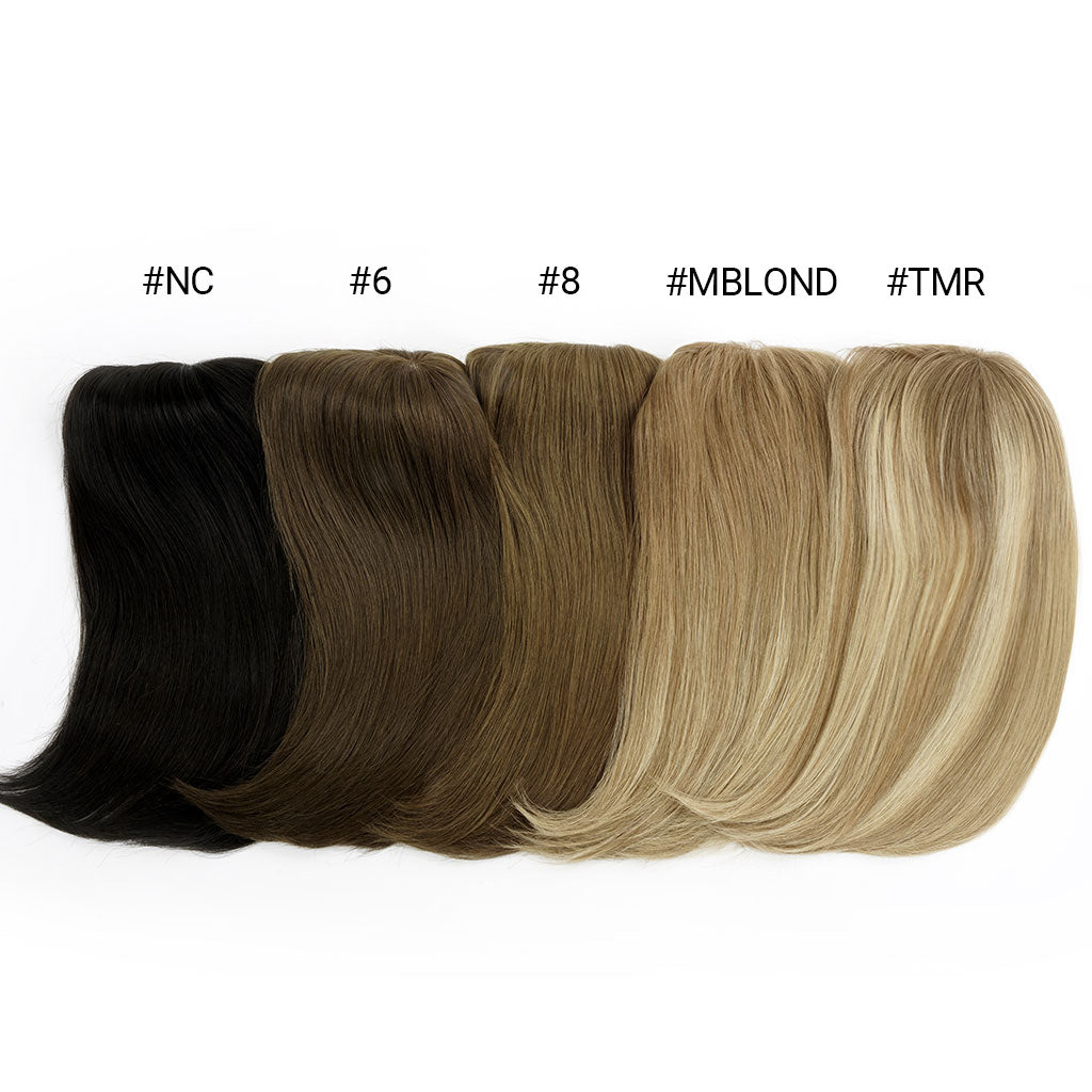 Fine Welded Mono Hair Topper First-Class Mongolian Hair-TAX FREE
