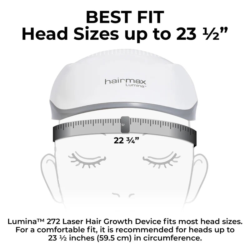 Hairmax Lumina™ Cordless Laser Hair Growth Device – 272 Medical-Grade Lasers