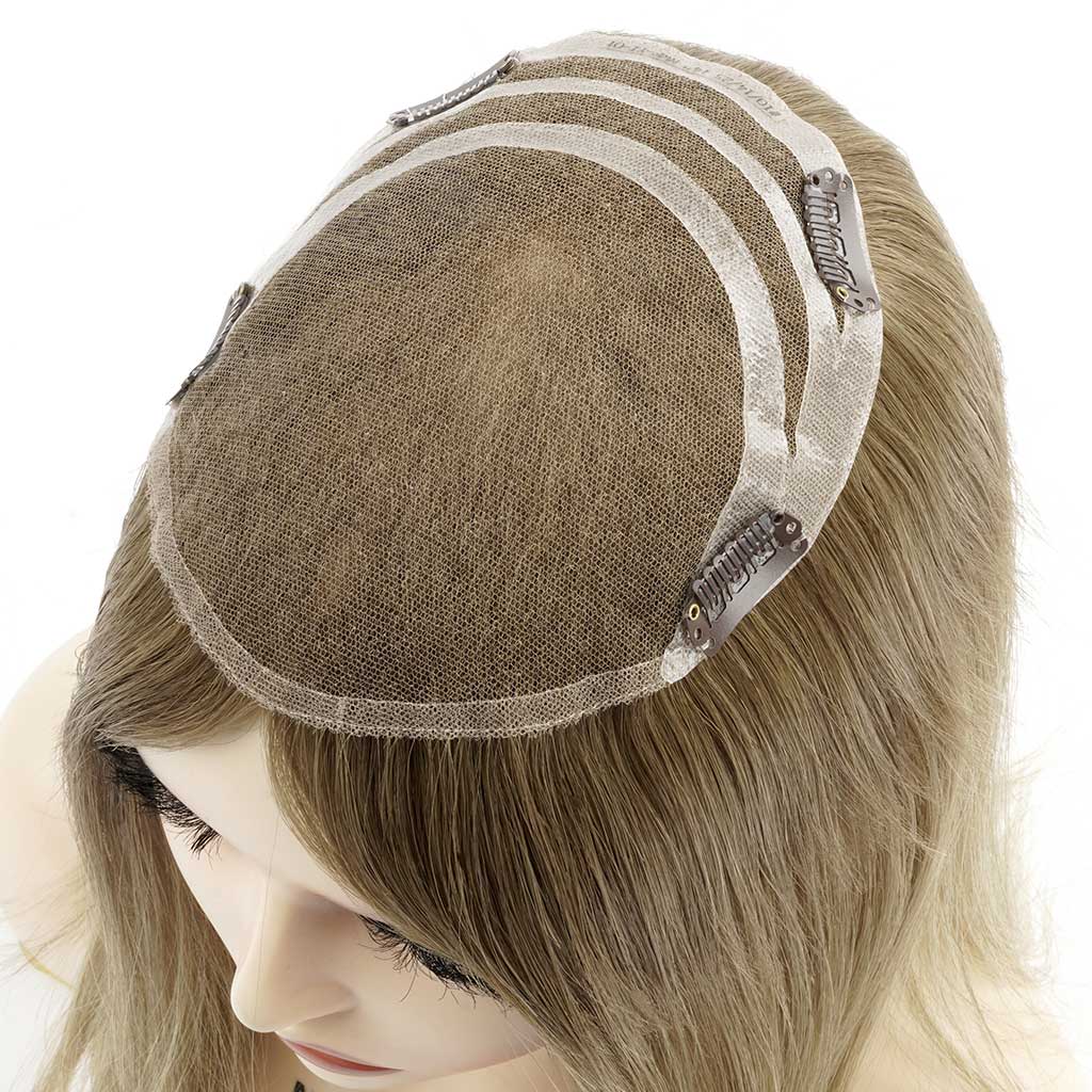 High-Grade Remy Human Hair Topper With Fine Mongolian Hair-TAX FREE